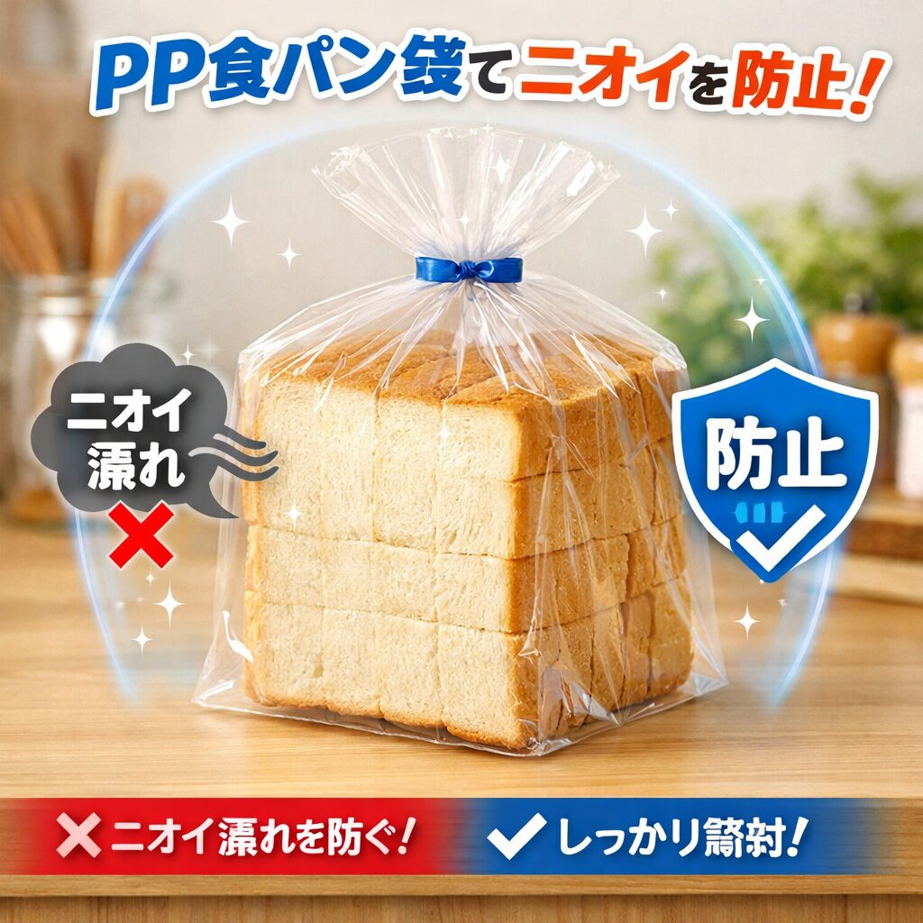 【衝撃】おむつ臭テロを鎮圧せよ！「食パンの袋～Heiko ヘイコー PP食パン袋 PP袋～」が最強の防衛システムだった話