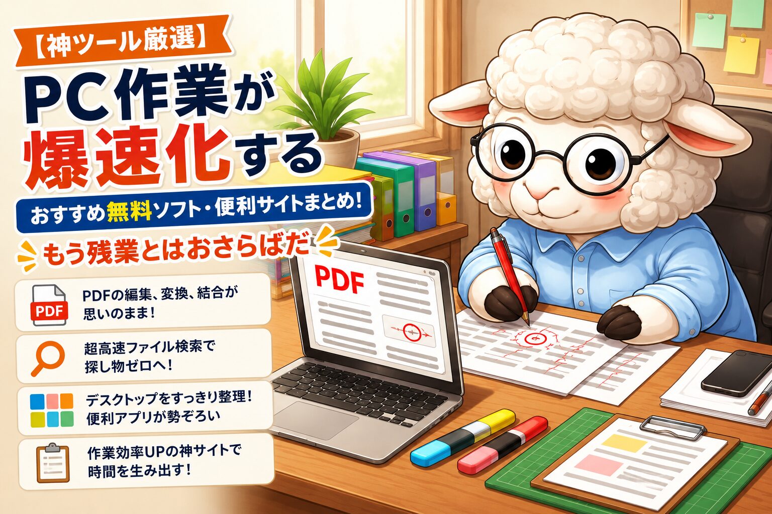 【完全無料】PDF編集は「PDF24」で割とどうにかなる説！Acrobat高すぎ問題の救世主